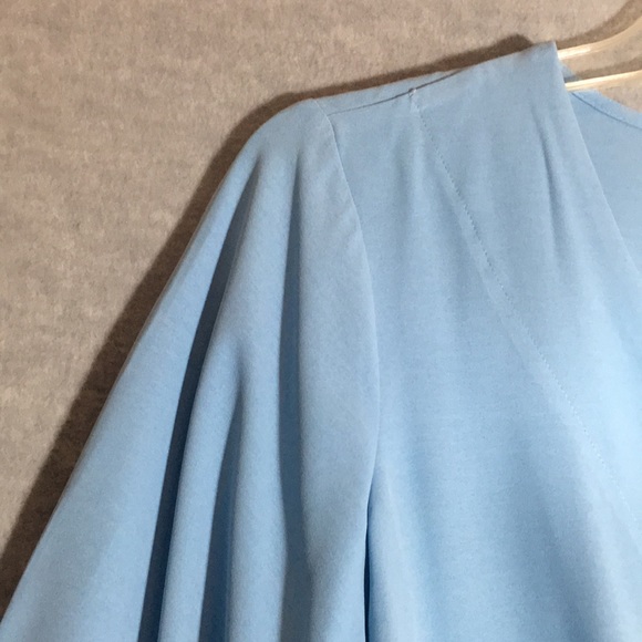 IKEVAN Oversized Relaxed Fit Versatile Wrinkle Resistant Packable Tie Front Top - Picture 4 of 15